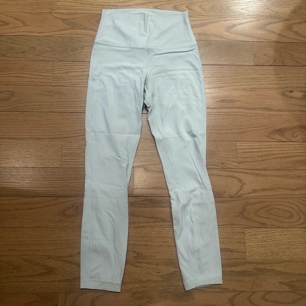 Light Blue Lulu Lemon Align Leggings 25”